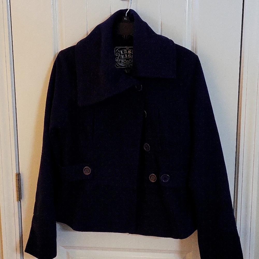 Navy Short Peacoat